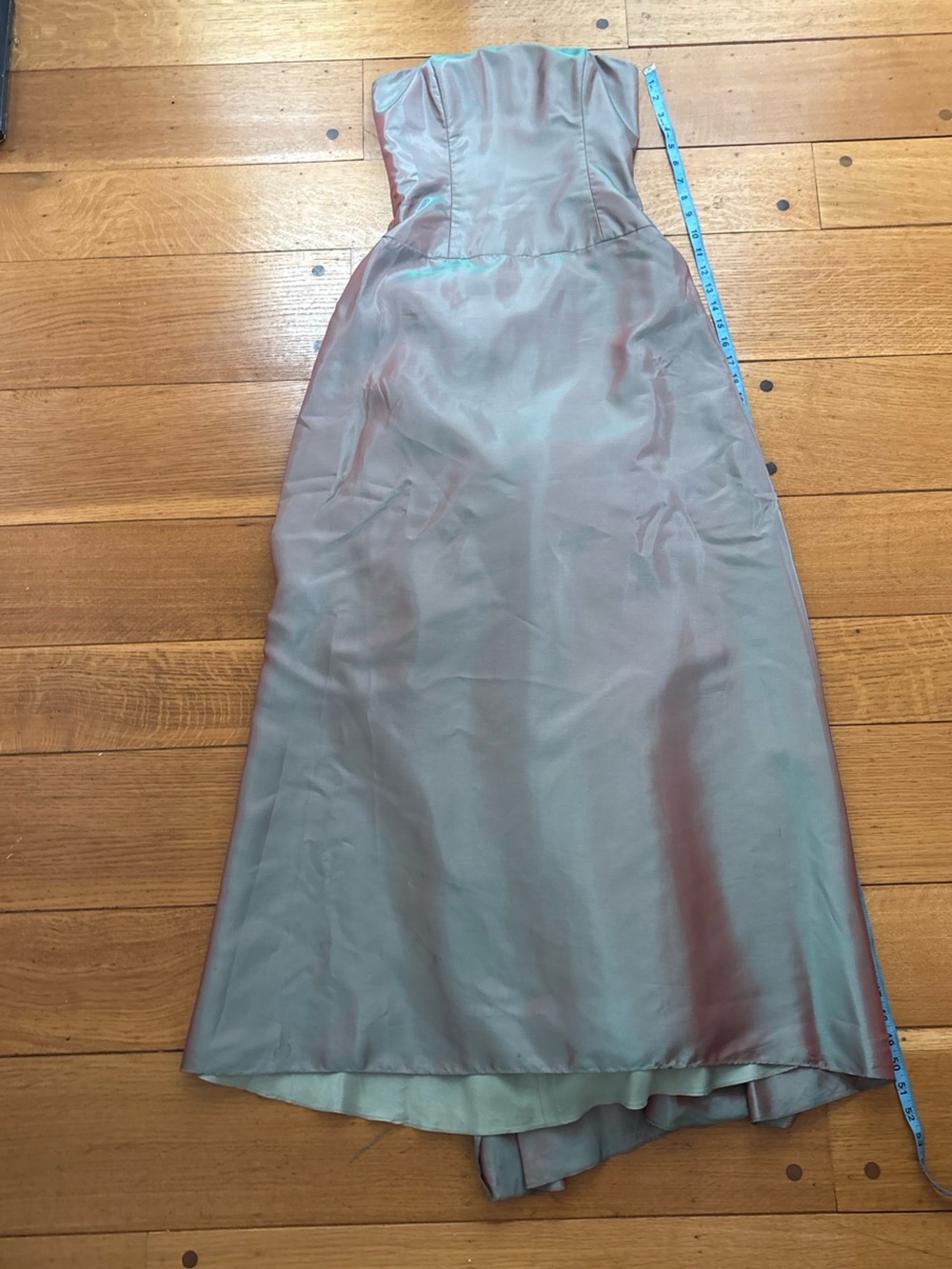 Vintage Jim Hjelm Iridescent Taffeta Prom Dress Size 8 or medium